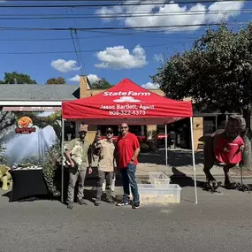 Keeping it rawr-some at Scotch Plains Day with some dino-mite insurance coverage! ????????️