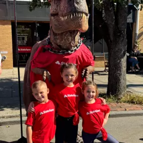 Keeping it rawr-some at Scotch Plains Day with some dino-mite insurance coverage! ????????️