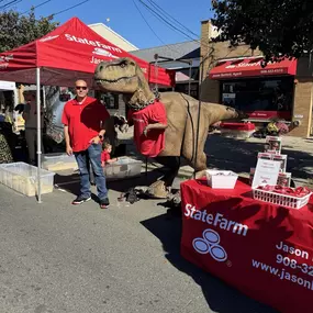 Thanks to @dinosaursarise for making our State Farm tent a popular stop along Park Avenue and to @scotchplainsrecreation for hosting yet another great event!