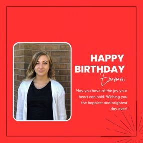 Happy birthday to our girl Emma! Team CG loves ya! ❤️