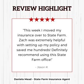 Cassie Erschen - State Farm Insurance Agent
Review highlight