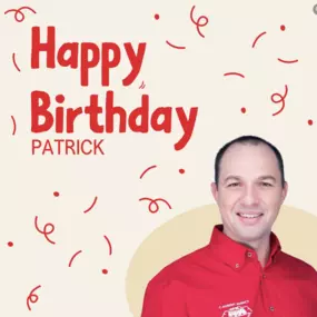 Join us in wishing Patrick a fantastic birthday. Here's to celebrating you and all the wonderful things you bring to our team. Have an amazing day!