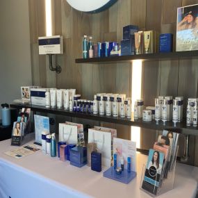 We have multiple skin care lines to help with your skin care including Circadia and Hydropeptide.