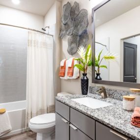 Modern Bathroom  at The Beck at Hidden River