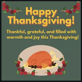 Happy Thanksgiving from our State Farm Insurance Family!