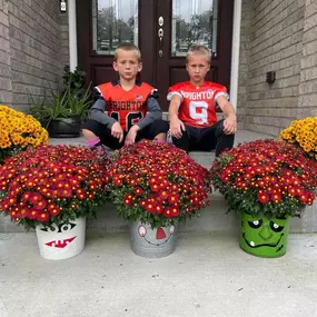 We are fundraising for our football league by selling Mumkins! See our plants from last year for some of the examples. They come with decorative pots or plain black plastic, and come in an assortment of colors! If you would be interested in purchasing any, our personal link is : https://app.fundraiseit.org/shop.php?code=21BE9A

All orders will be available for us to get to you the week of 9/16!

Lucas and Logan