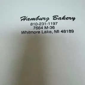 Supporting our friends at the Hamburg Bakery in Whitmore Lake, MI. We love their freshly baked delicacies!