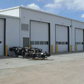 Service bays at RDO Truck Center in Lexington, NE.