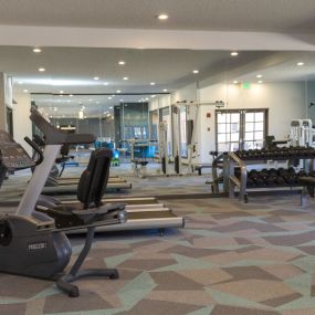 Fitness Center With Modern Equipmen