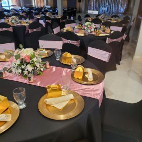 LUXOR Banquet Hall- decoracion color gold