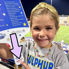 Did you get a fan at the Sulphur High football game tonight? We love those cheer fans!! #maboustatefarm #HometownAgent #ProudAlumni