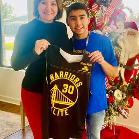 Let me show you the face of perseverance! This is my friend, Evan. He’s not only playing on a basketball team this year, but he’s coaching too! I can’t wait to watch the games! So proud to sponsor you, Evan! I’m always cheering for you!