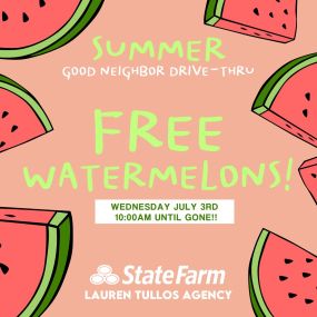 We’ve got you covered for this year’s 4th of July celebrations! ???????? Stop by this Wednesday & grab a free watermelon on us!! ????????????
— in Hendersonville, TN.