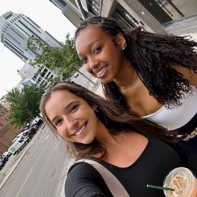 Katie Ray & Bianca always making time for some fun (& selfies ????)while on the clock ???? thanks to @trophyclubconsulting for putting on an awesome sales training event in downtown Nash today….Getting 1% better every day to better serve our customers!!