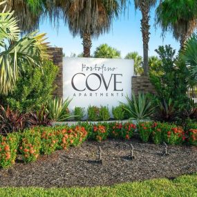 Portofino Cove Entrance Sign in Fort Myers, FL