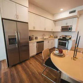 Kitchen at Fedora x Trilby Apartments in Los Angeles, CA 90005