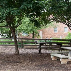 Dog park at Villas on Briarcliff Apartments