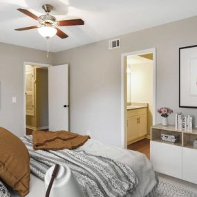 Bedroom at Villas on Briarcliff Apartments