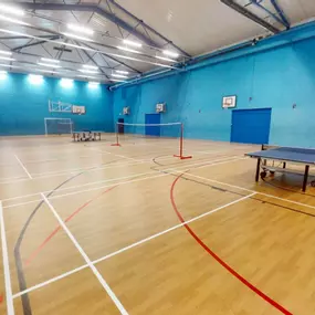 Sports hall at Ryeish Green Sports Hub