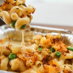 Mac and Cheese and Peas