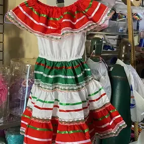 Ashley's Monserrat Party Supply -Vestidos folkloricos