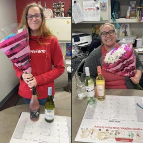 Today is my team member Jordyn’s Birthday and since I missed my other team member (and Jordyn’s sister) Ryan’s birthday I wanted to wish them both Happy Birthday! Thank you for all you do and enjoy your flowers, lunch on me and wine(after work please)!