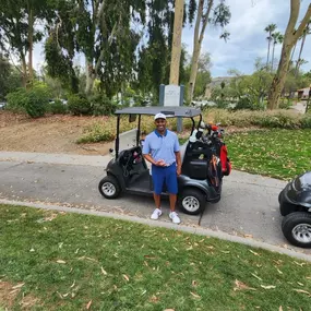 As the weather heats up and golf carts hit the road, it’s a great time to make sure yours is covered. Whether you're cruising the neighborhood or headed to the course, ask us about golf cart insurance.