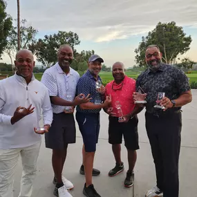 Awards on the golf course