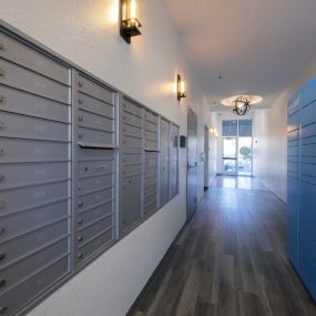 Package receiving & Amazon lockers at Rise Lakeview Apartments