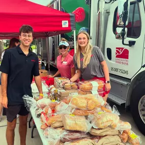 Another incredible opportunity! ???? Windy and her team joyfully partnered with Lowcountry Food Bank to distribute loads of fresh fruits, vegetables and shelf-stable food to food insecure families in our community.  Everyone was so grateful and the children were really excited to see the desserts! ???????? 
The Lowcountry Food Bank serves more than 200,000 who experience food insecurity every year through strong relationships with 230+ partner agencies – a network of food pantries, on-site meal 