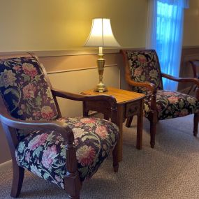 Sitting area in
The Ravenna Chapel of Sytsema Funeral & Cremation Services
3570 Thomas St
Ravenna, MI 49451