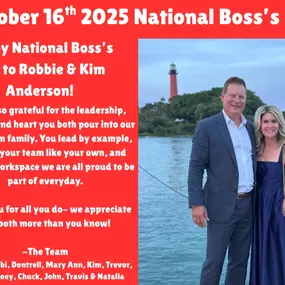 Feeling grateful today and every day. Happy National Boss's Day!