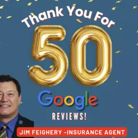 Thank you for 50 Google Reviews!!