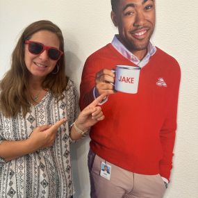 Stop by our office for a free life insurance quote and get your picture with Jake from State Farm!