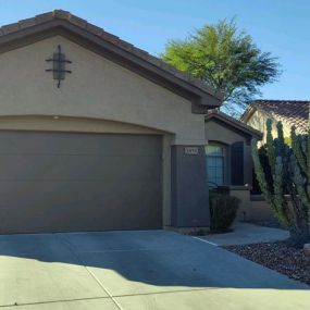 Newly Painted Garage Door