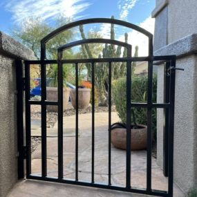 Recently Painted Front Gate