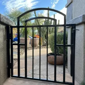 Recently Painted Front Gate