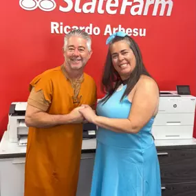 Happy Halloween from the Flintstones and the Rubbles at Ricardo Arbesu - State Farm Insurance Agent's office!