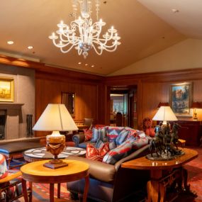 Interior lounge area at the Little America Cheyenne Hotel & Resort.