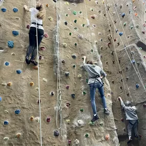 Climbing wall at Elmbridge Xcel Leisure Complex