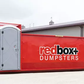 One of our elite dumpsters at the job site.