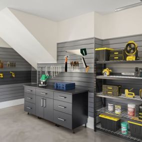 With our new storage design, you will have easy access to everything you need and plenty of space for hobbies or do-it-yourself projects!