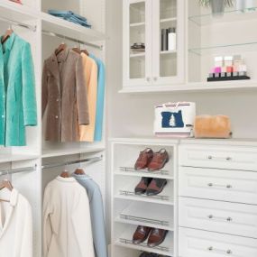 Here at Scherer Custom Closets, we will maximize your closet space! We work with your best interests in mind.