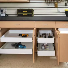 Who said garages can't be aesthetically pleasing? At Scherer Custom Closets, we help you optimize your garage storage the best you can.