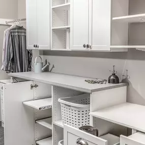 Garage storage optimization at its finest! Contact Scherer Custom Closets today to find storage solution for your space.
