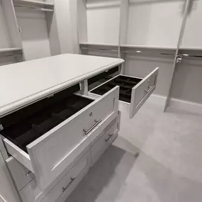 At Scherer Custom Closets, we are the experts in storage design! Contact us today to get started on your own personalized design.