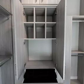 Here at Scherer Custom Closets, we will maximize your closet space! We work with your best interests in mind.