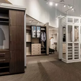 At Scherer Custom Closets, we are the experts in storage design! Contact us today to get started on your own personalized design.