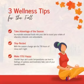 As the days get shorter and temperatures drop, here are three tips to stay healthy this fall! ???????? Also, have you reviewed your life insurance coverage lately? Visit our office or call us to discuss your policy options today!