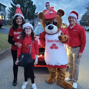 Christmas parade with Vince Cerceo State Farm Insurance Agent